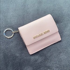 Michael Kors small pink hand wallet👛
